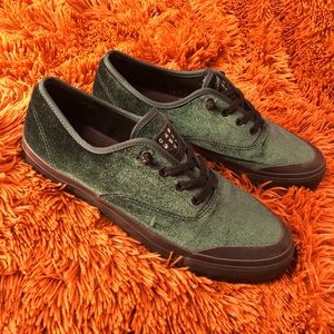 Huf Cromer Green Velvet Skate Shoes